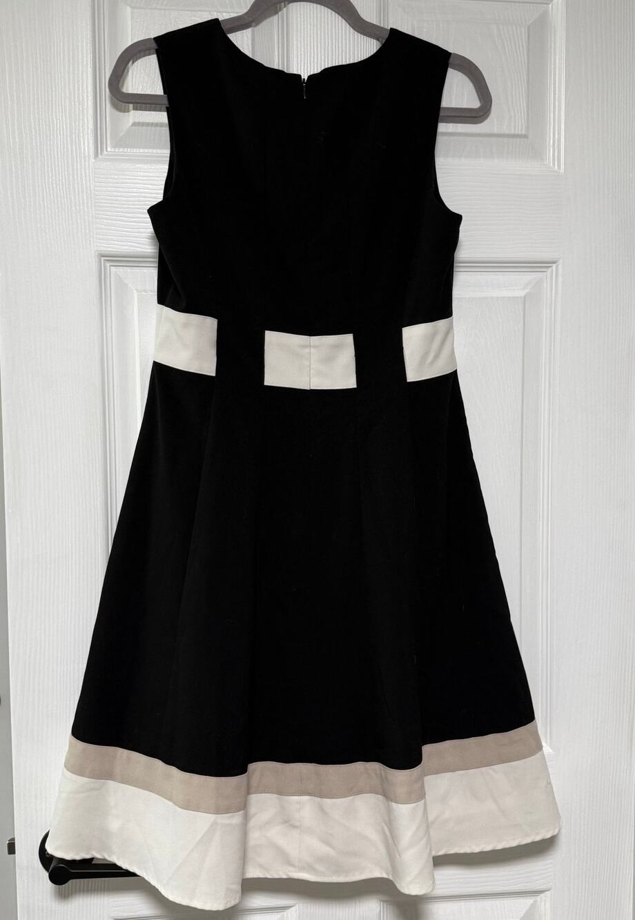 Calvin Klein Women's Colorblock Sleeveless Fit & Flare Dress Size 4